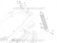 Suspension arrière - Amortisseur/s