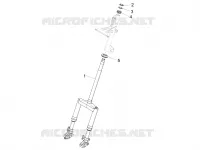 Fork/steering tube - Steering bearing unit