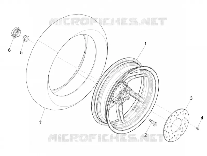 Rear wheel