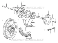 Roue arrière