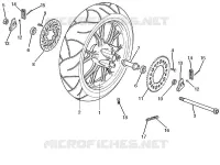 Roue arrière