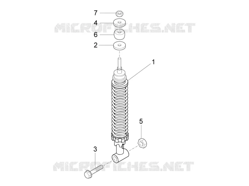 Suspension arrière - Amortisseur/s