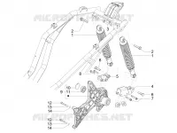 Suspension arrière - Amortisseur/s