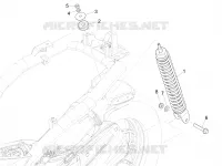 Suspension arrière - Amortisseur/s