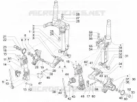 Composants de la fourche (Mingxing)