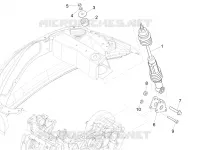 Suspension arrière - Amortisseur/s