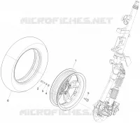 Roue avant