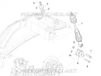 Suspension arrière - Amortisseur/s