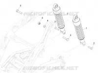 Suspension arrière - Amortisseur/s