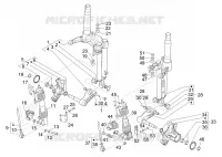 Composants de la fourche (Mingxing)