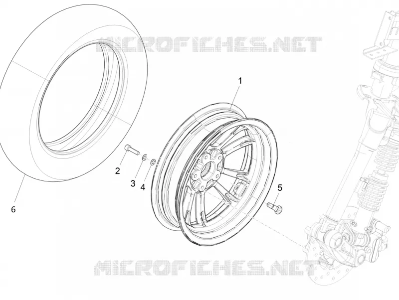 Roue avant