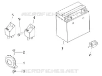 Relais - Batterie - Avertisseur sonore