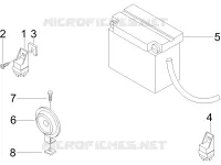 Relais - Batterie - Avertisseur sonore