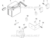 Relais - Batterie - Avertisseur sonore