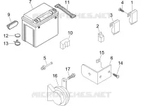 Relais - Batterie - Avertisseur sonore