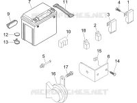 Relais - Batterie - Avertisseur sonore