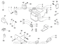 Relais - Batterie - Avertisseur sonore