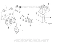 Relais - Batterie - Avertisseur sonore