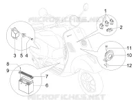Relais - Batterie - Avertisseur sonore