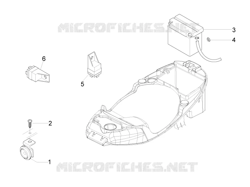 Relais - Batterie - Avertisseur sonore