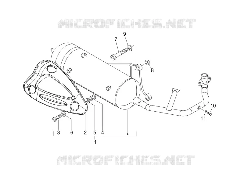 Silencieux GILERA GILERA-SCOOTER 50 STALKER 2007  Stalker Special Edition