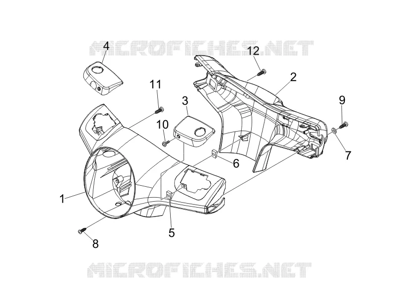 Couvertures guidon VESPA VESPA-SCOOTER 125 GRANTURISMO 2006  Granturismo L E3