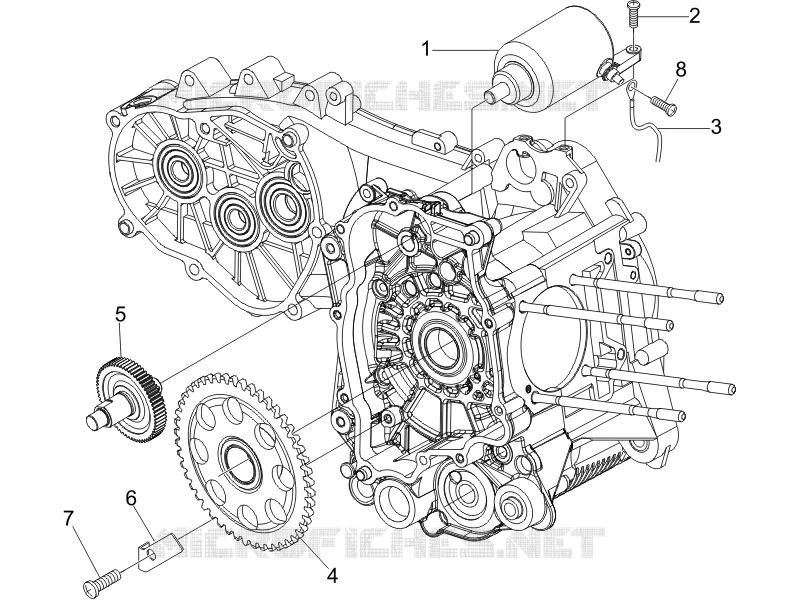 Démarrage - Démarrage électrique VESPA VESPA-SCOOTER 250 GT 2006  GT ie 60° E3