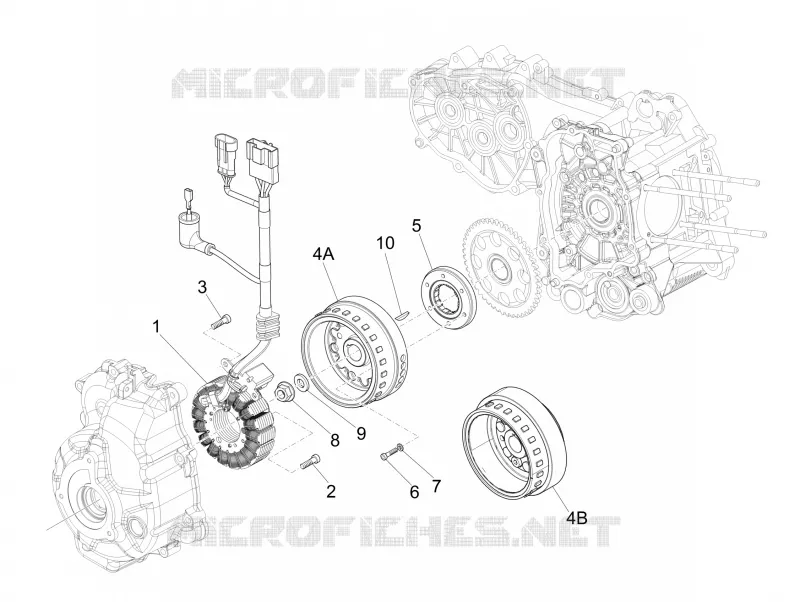 Volant magnetique VESPA VESPA-SCOOTER 125 GTS 2013  GTS 4T ie Super E3
