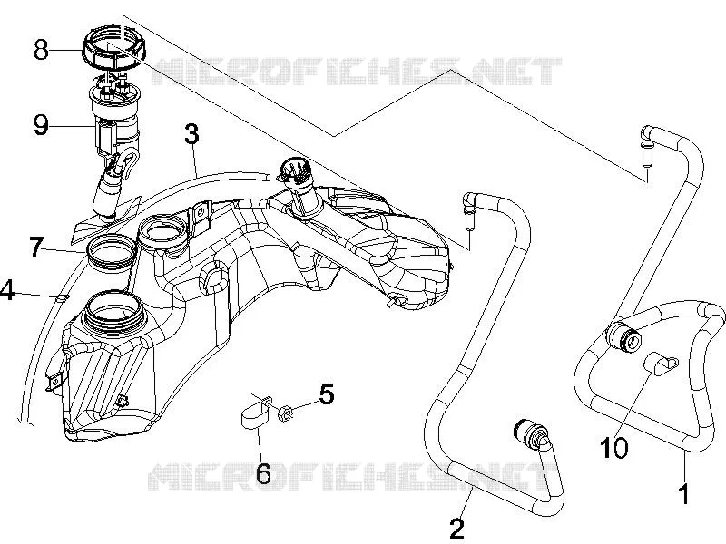 Instalation de l'alimentation VESPA VESPA-SCOOTER 250 GTS 2009  GTS ABS