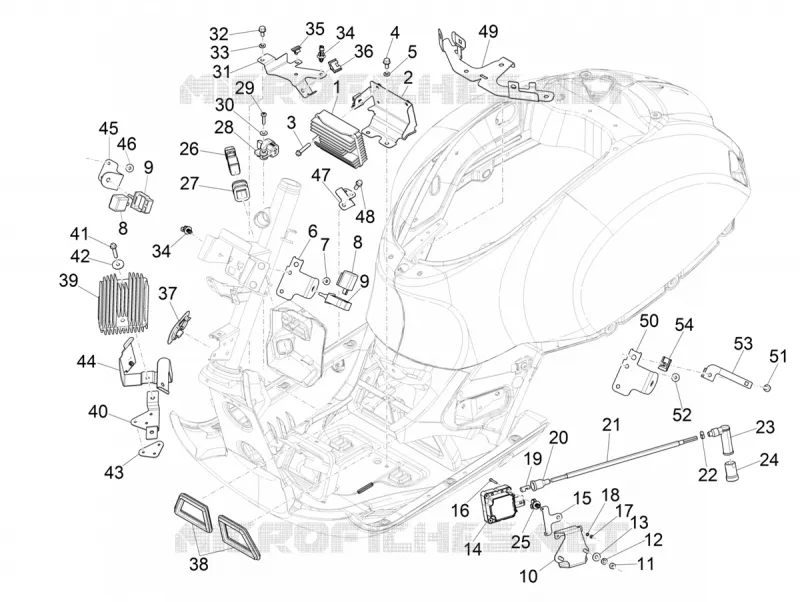 Régulateurs de tension - Centrales electroniques - Bobine H.T. VESPA VESPA-SCOOTER 300 GTS 2015  GTS ie ABS