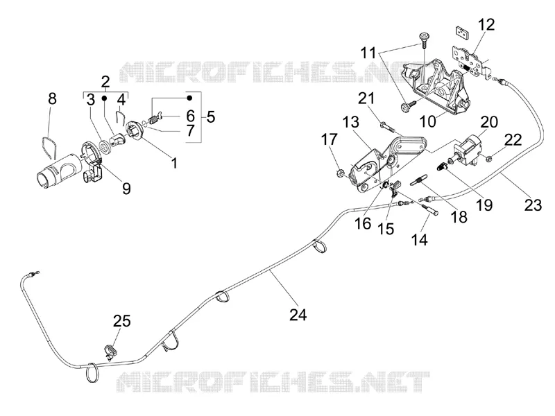 Serrures VESPA VESPA-SCOOTER 300 GTS 2012  GTS ie Touring