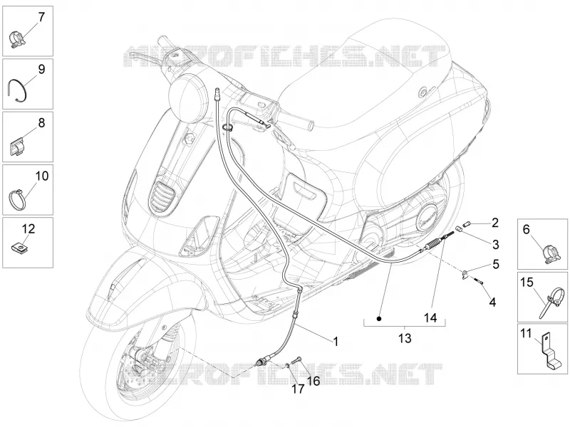 Transmissions VESPA VESPA-SCOOTER 125 LX 2014  LX 4T 3V ie