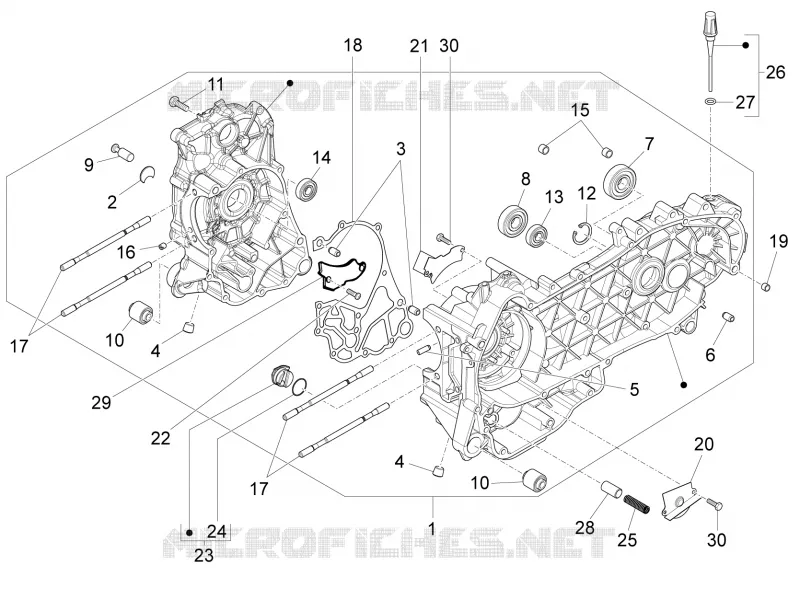 Carter VESPA VESPA-SCOOTER 125 LX 2009  LX 4T ie E3