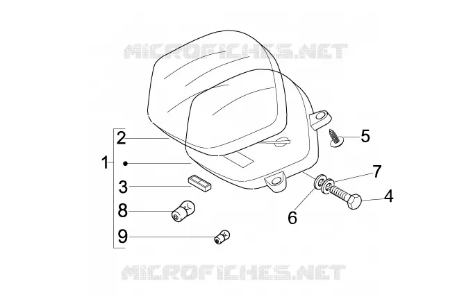 Groupe instruments - Cruscotto VESPA VESPA-SCOOTER 125 LX 2009  LX 4T ie E3