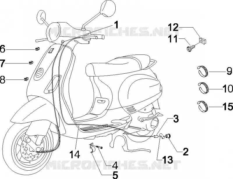 Transmissions VESPA VESPA-SCOOTER 125 LX 2009  LX 4T ie E3