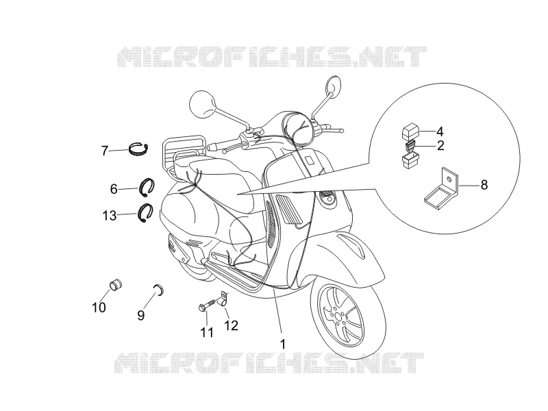 Faisceau de câbles principal VESPA VESPA-SCOOTER 150 LX 2006  LX 4T