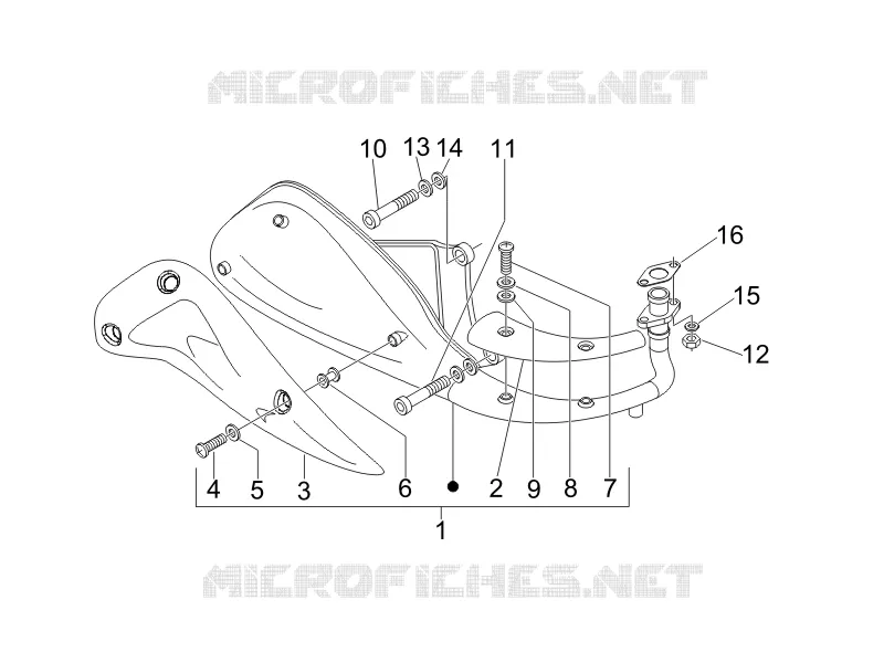 Silencieux VESPA VESPA-SCOOTER 150 LX 2006  LX 4T