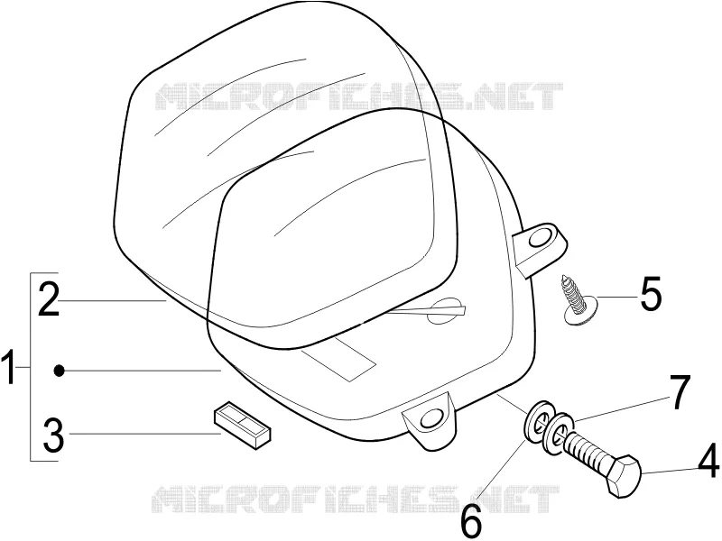 Groupe instruments - Cruscotto VESPA VESPA-SCOOTER 150 LX 2007  LX 4T