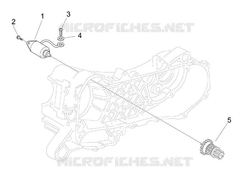 Démarrage - Démarrage électrique VESPA VESPA-SCOOTER 150 LX 2011  LX 4T 2V ie E3