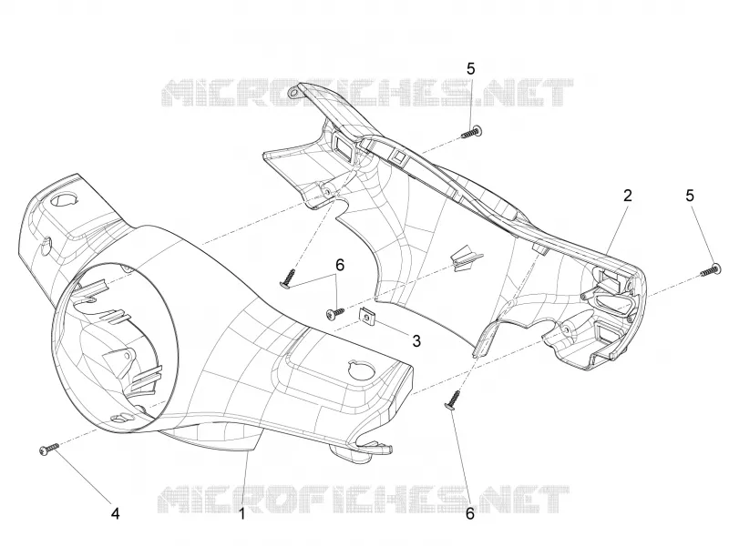 Couvertures guidon VESPA VESPA-SCOOTER 150 LX 2013  LX 4T 3V ie