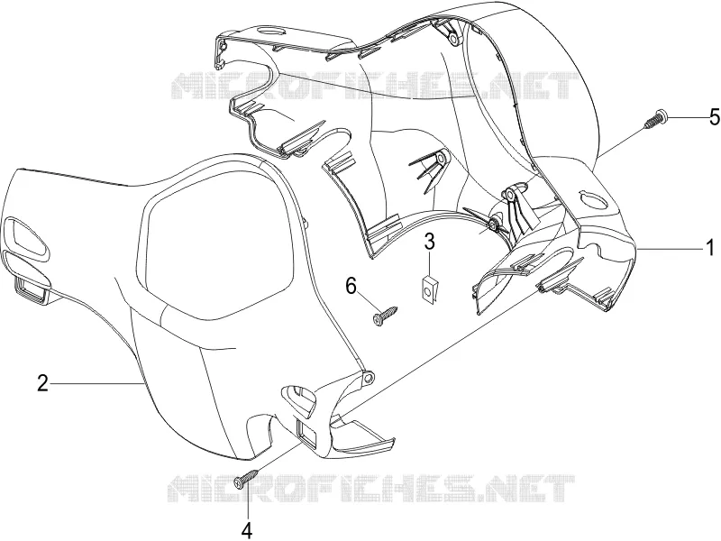 Couvertures guidon VESPA VESPA-SCOOTER 150 LX 2006  LX 4T E3
