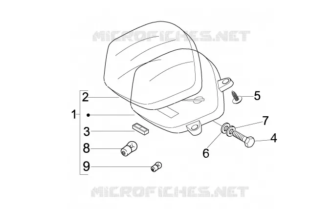 Groupe instruments - Cruscotto VESPA VESPA-SCOOTER 150 LX 2009  LX 4T E3
