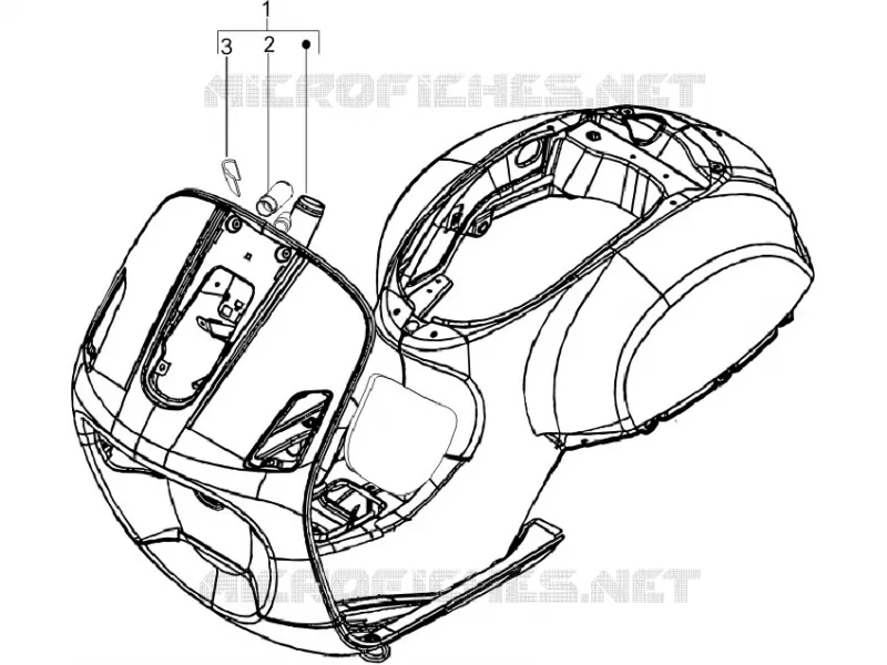 Châssis/coque VESPA VESPA-SCOOTER 150 LX 2013  LX 4T E3