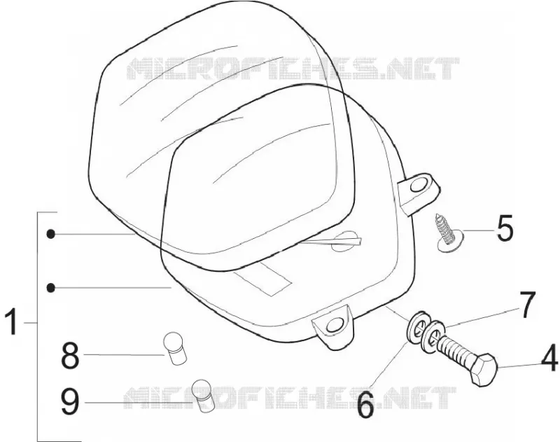 Groupe instruments - Cruscotto VESPA VESPA-SCOOTER 150 LX 2012  LX 4T E3