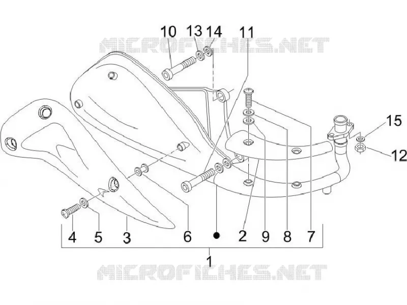 Silencieux VESPA VESPA-SCOOTER 150 LX 2013  LX 4T E3