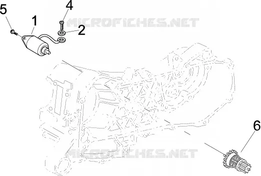 Démarrage - Démarrage électrique VESPA VESPA-SCOOTER 150 LX 2011  LX 4T ie E3