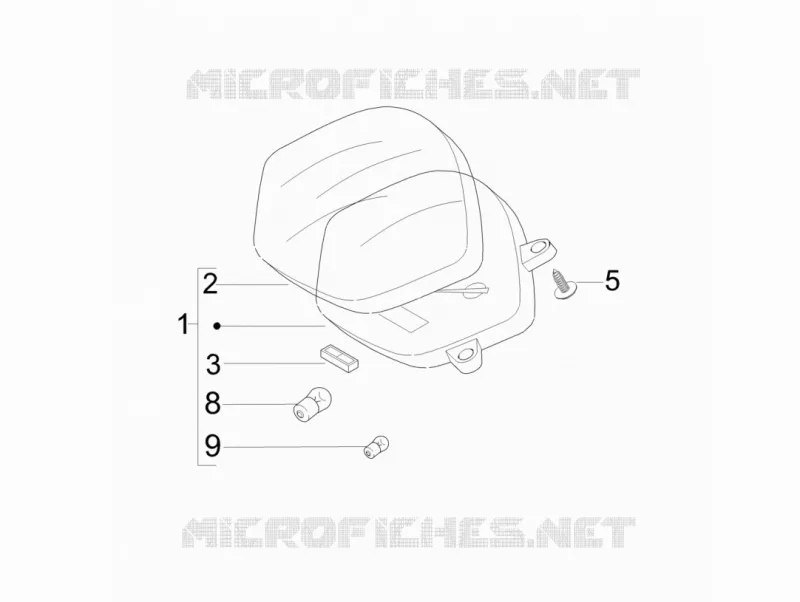 Groupe instruments - Cruscotto VESPA VESPA-SCOOTER 150 LX 2010  LX 4T ie Touring