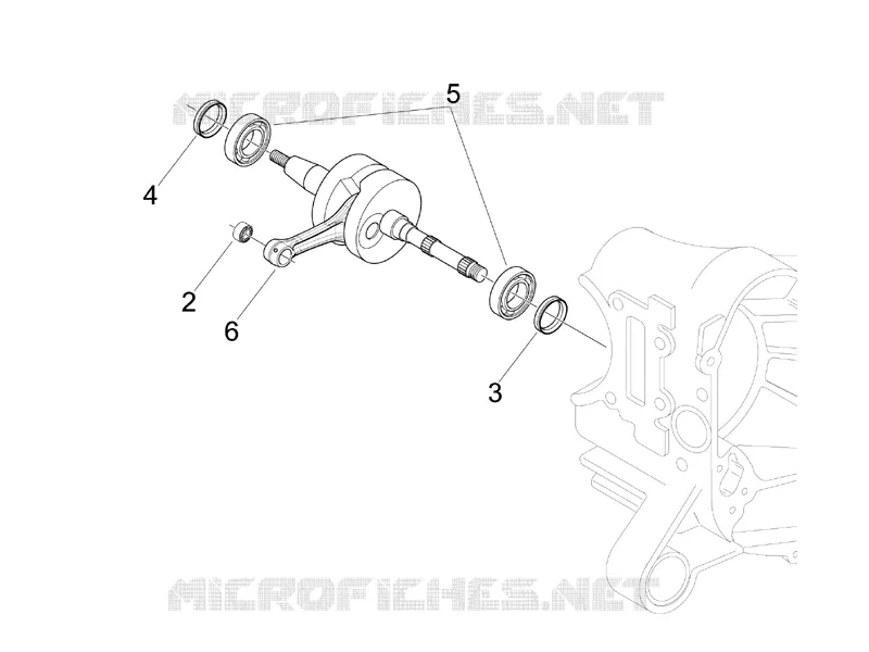 Vilebrequin VESPA VESPA-SCOOTER 50 LX 2005  LX 2T