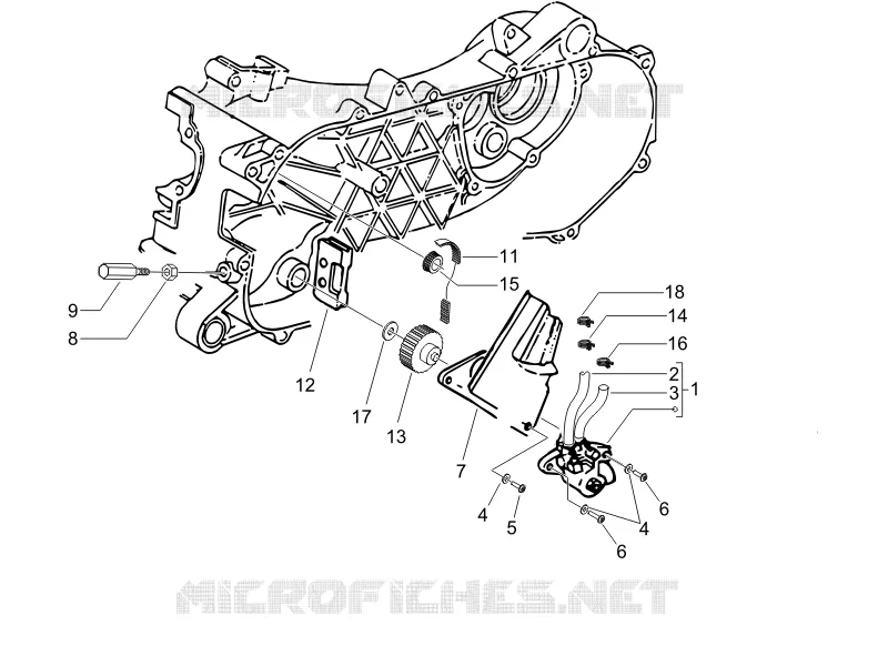Pompe à huile VESPA VESPA-SCOOTER 50 LX 2011  LX 2T