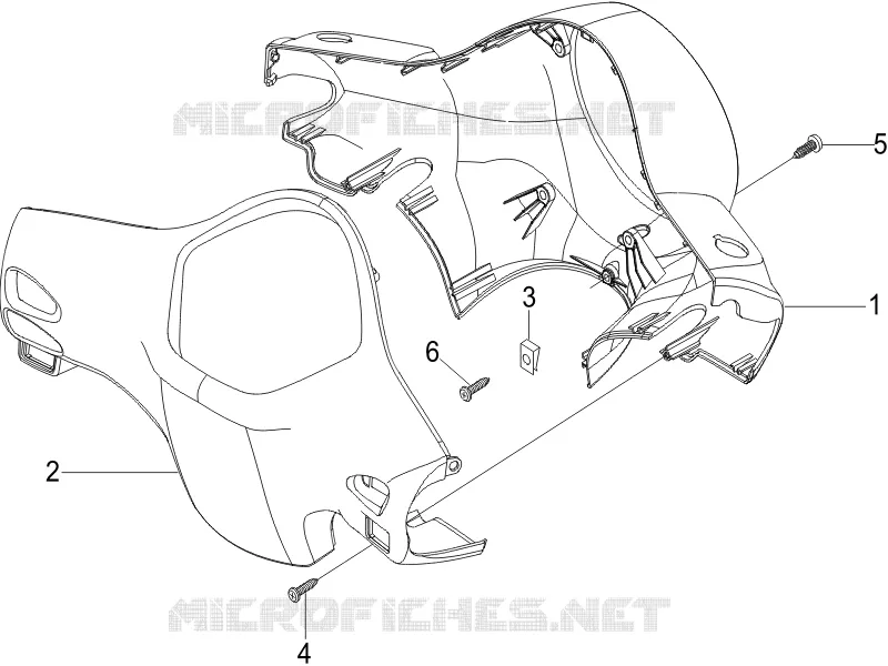 Couvertures guidon VESPA VESPA-SCOOTER 50 LX 2011  LX 4T 2V 25 Km/h Touring